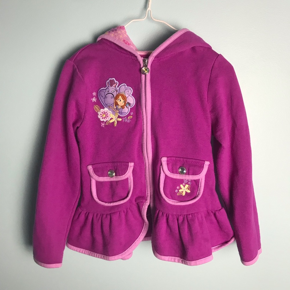 Disney sophia the first jacket size 4